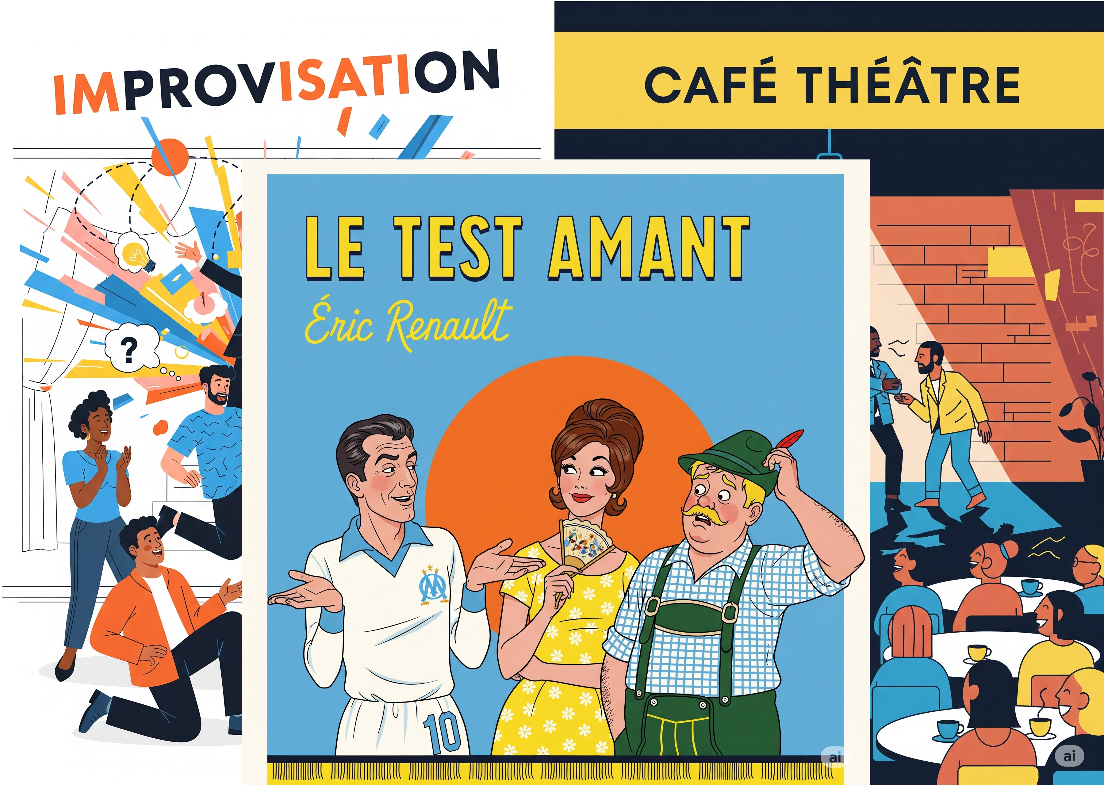 Image de présentation des trois ateliers